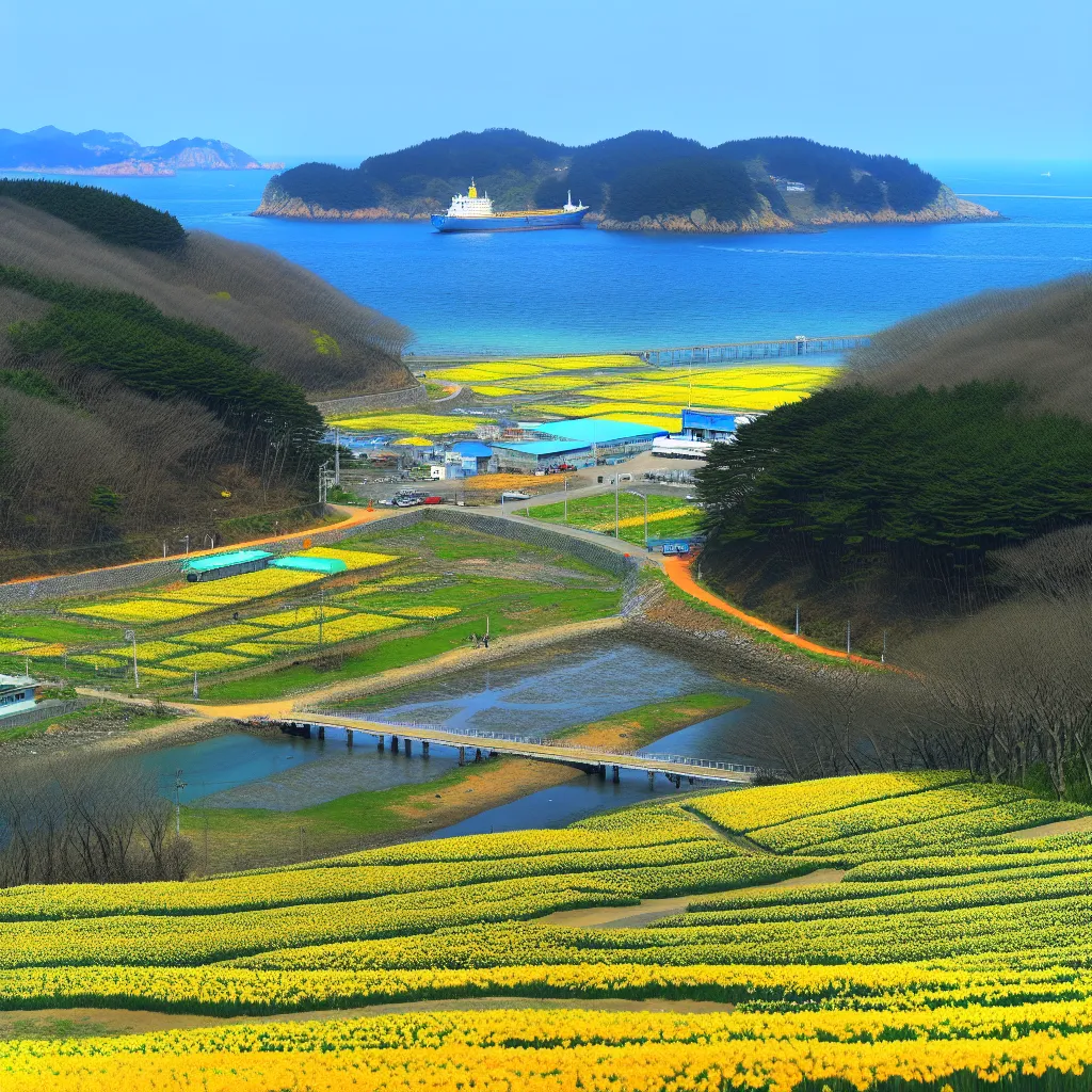 신안 선도 1500평 봄꽃 여행지 가는 방법과 현지 꿀팁 총정리