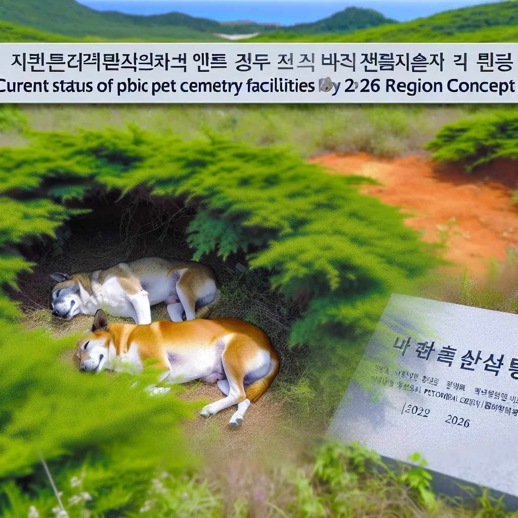 반려동물 공설 장묘시설 지역별 현황 2026, 제주도 사례와 이용 팁 총정리