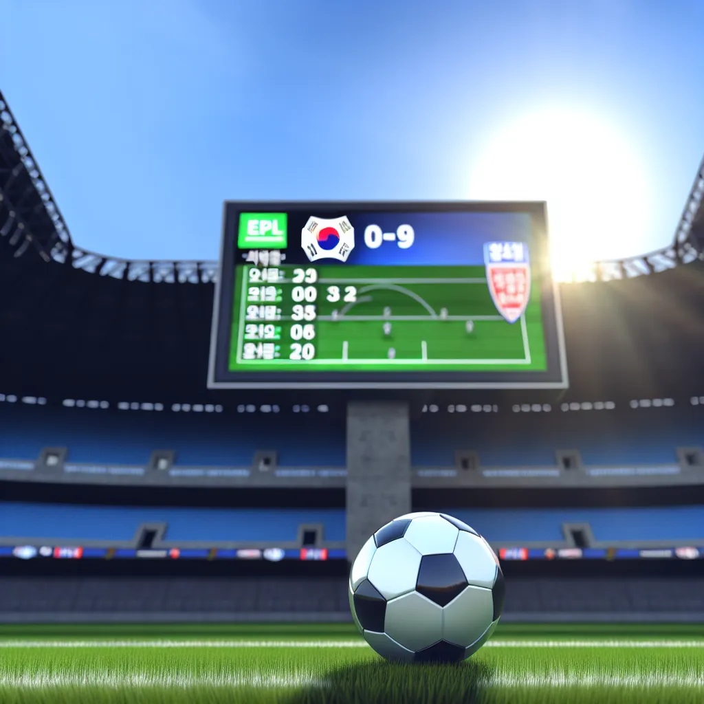 한국 축구 EPL 현황과 손흥민 평가 2026 - 아시아 축구 어디까지 왔나?