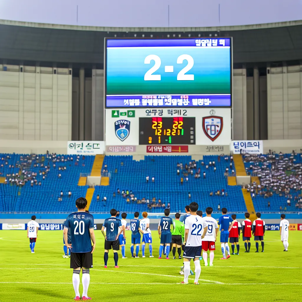 K리그2 수원삼성 부산전 승점 22, K리그1 FC서울 선두 주목 포인트