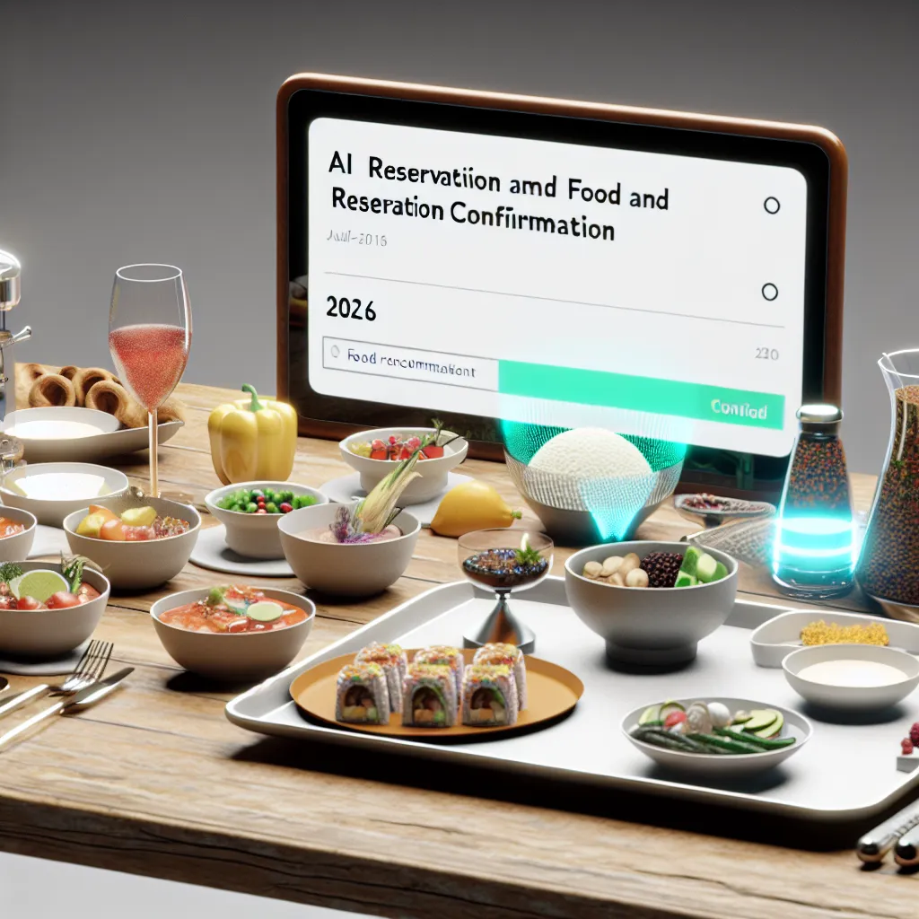 AI 맛집 예약과 음식 구매 트렌드 2026, 달라진 식생활을 즐기는 방법