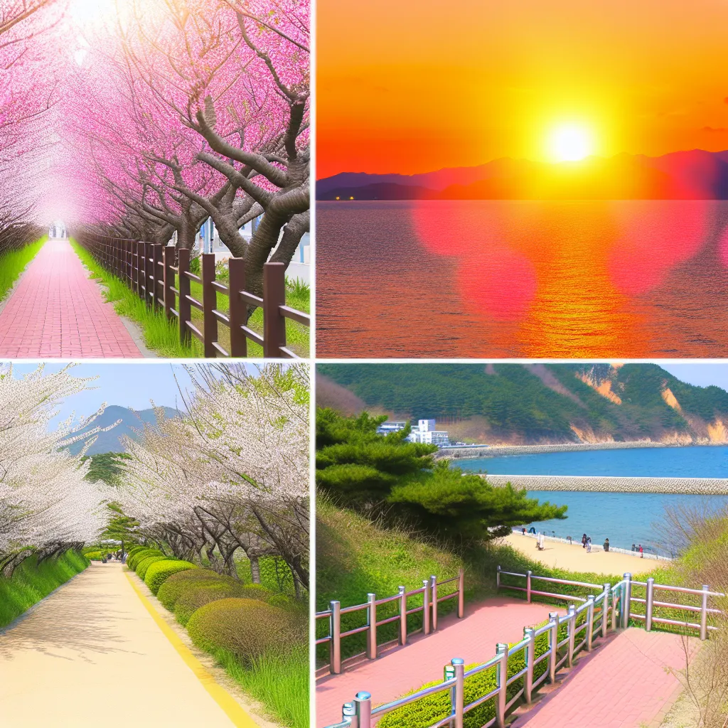 고흥 봄 여행 추천 – 벚꽃길, 노을 명소, 제철 먹거리 일정 꿀팁