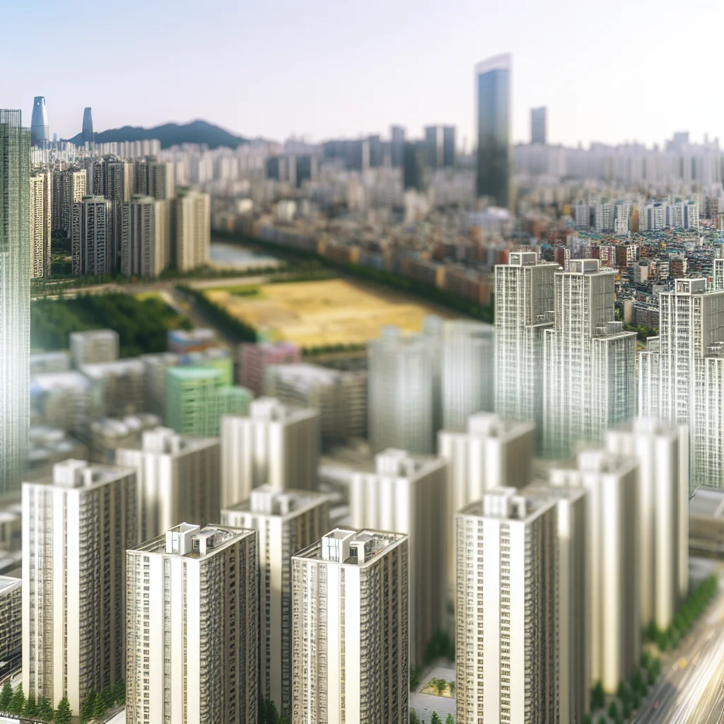 서울 강남3구 아파트 매물 증가 2026 - 강남권 대단지 아파트와 도심 스카이라인 전경