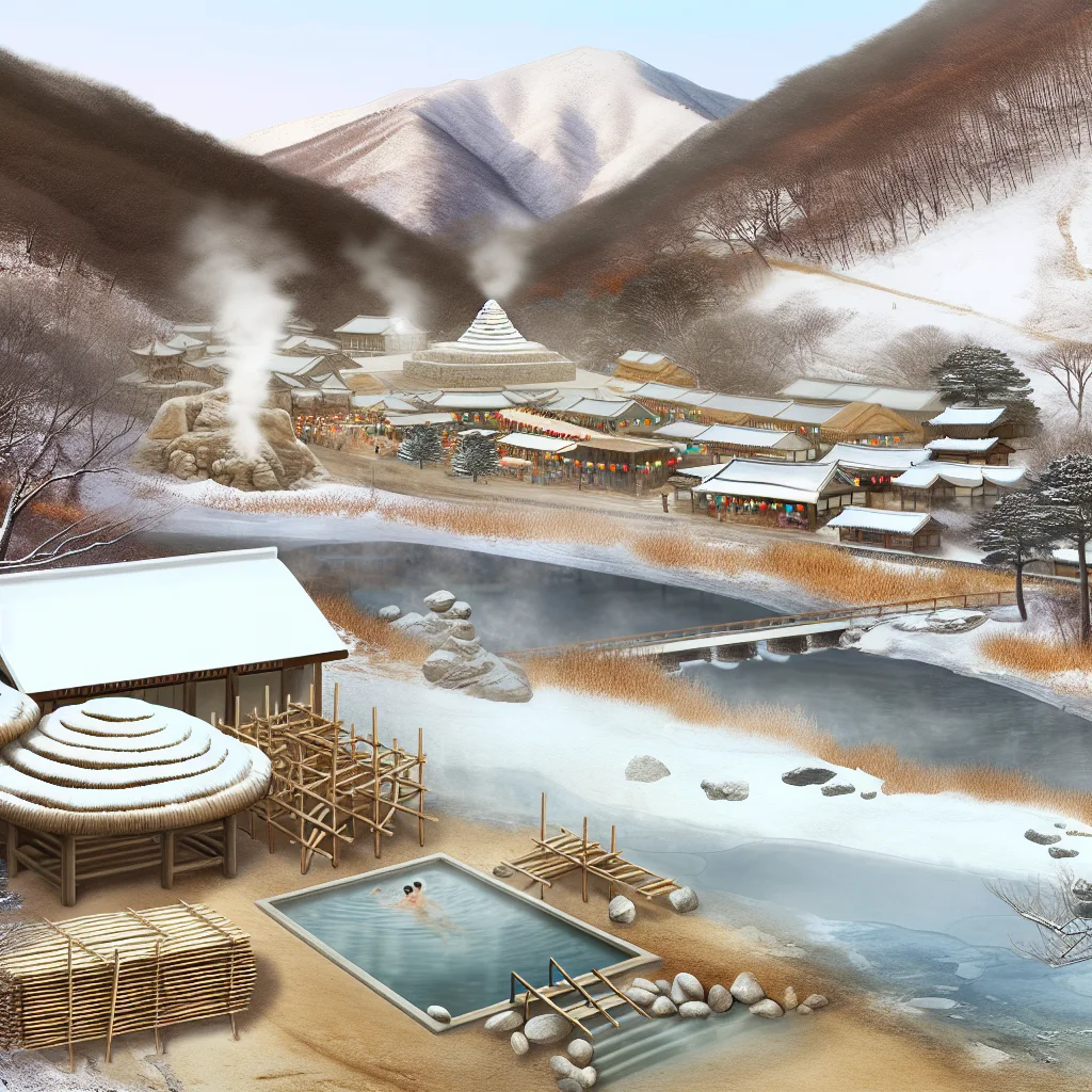 원주 숨은 온천 명소와 역사 문화 여행지 – 겨울철 고즈넉한 온천탕과 인근 전통시장, 치악산 둘레길 풍경